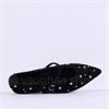 Pedro Anton Barcelona Studded Pump Strap - Black Suede